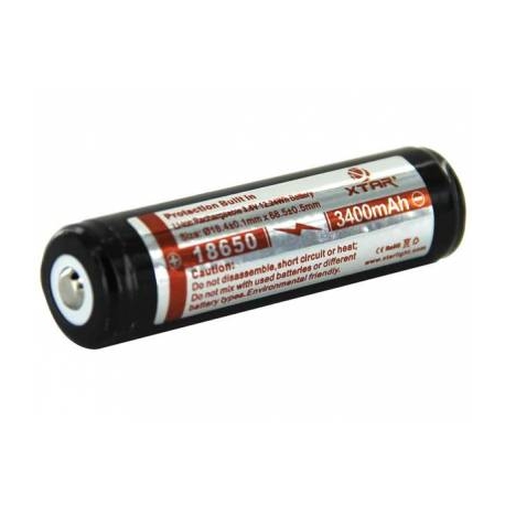 Batteries X-Tar Li-Ion 3.7V Scubapro