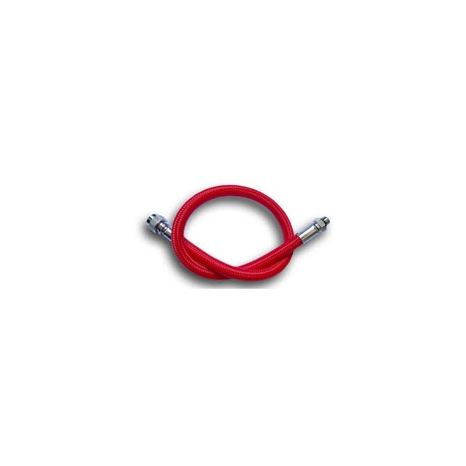 Flexible Miflex rouge 74 cm tressé