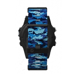 Bracelet Shearwater Bleu camo en nylon pour Teric