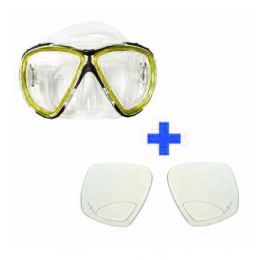 Masque de plongée et de snorkeling avec verres correctifs