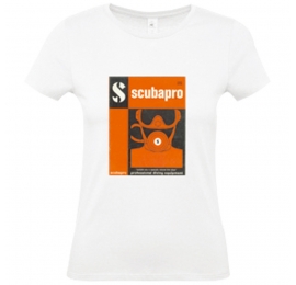 T-shirt Scubapro gris retro