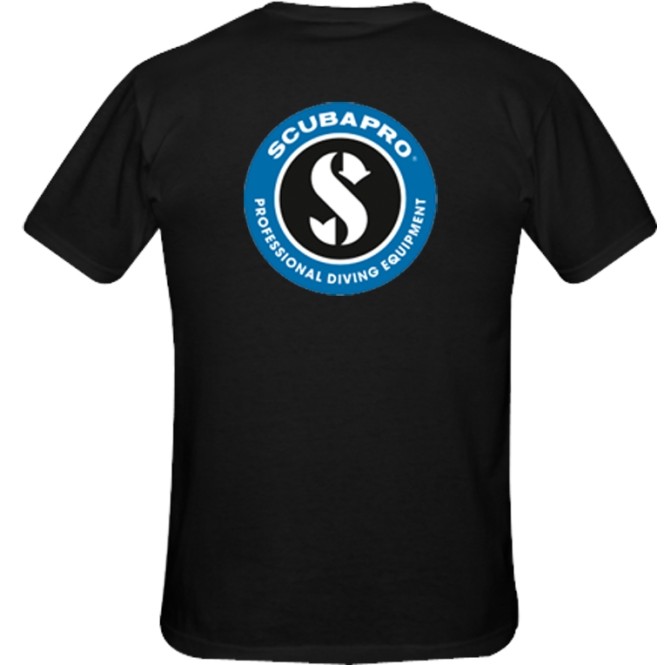 T -shirt  "SCP-LOGO" NOIR Unisexe  Scubapro