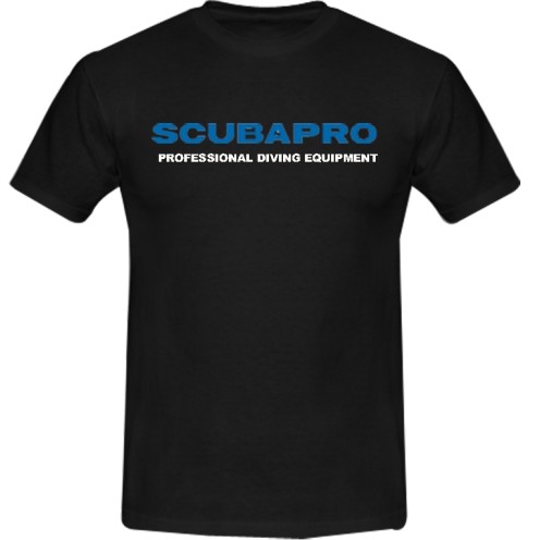 T -shirt  "SCP-LOGO" NOIR Unisexe  Scubapro