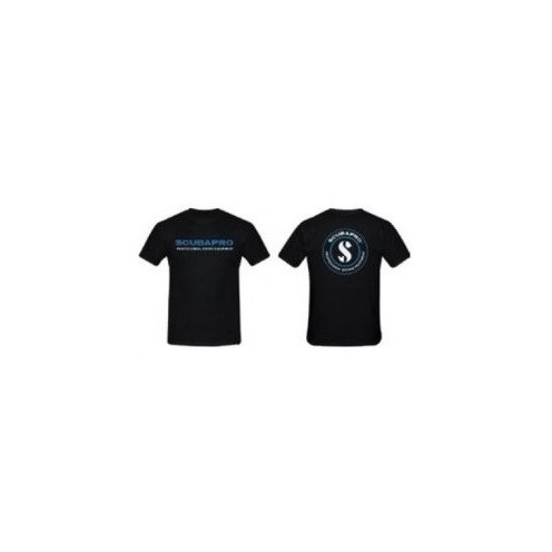 T -shirt  "SCP-LOGO" NOIR Unisexe  Scubapro