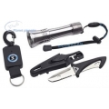 KIT Accessoires Gilets Scubapro Lampe+couteau+rétractateur