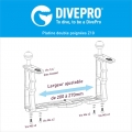 Bras carbone 60mm Flotteur Divepro Z04A