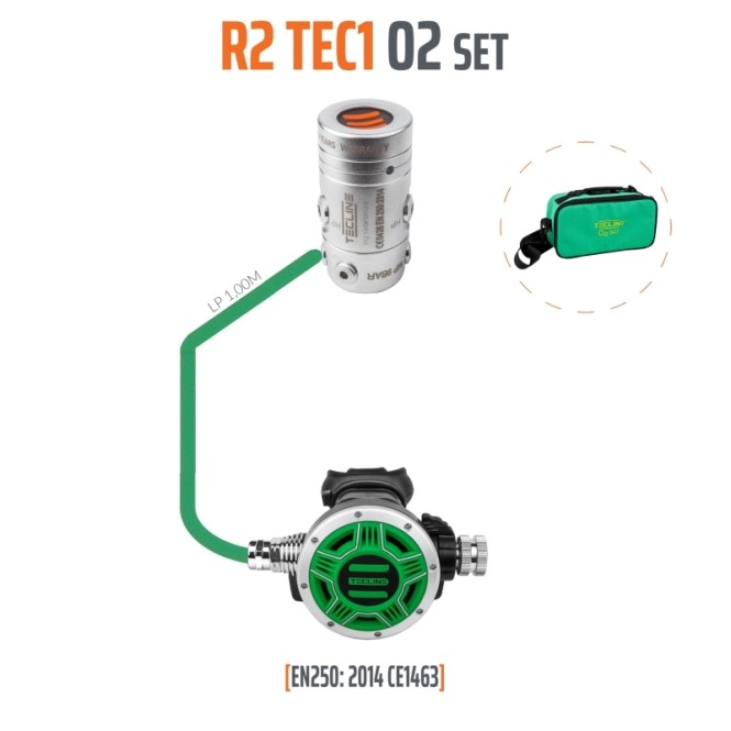Détendeur Tecline R2 Tec oxygene M26 Détendeur Tecline R2 Tec oxygene M26