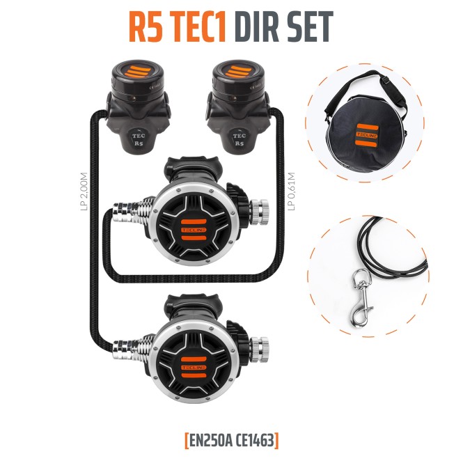 Pack Détendeur Tecline R5 Tec1 DIR Pack Détendeur Tecline R5 Tec1 DIR