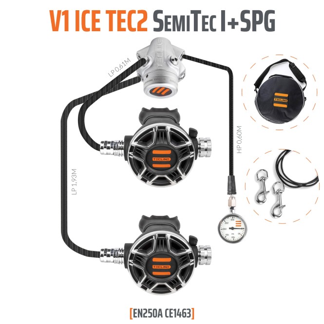 Pack Détendeur Tecline V1 ice Tec2 semi-tec Pack Détendeur Tecline V1 ice Tec2 semi-tec