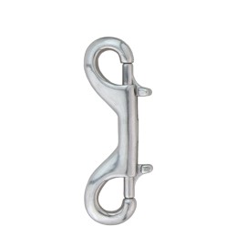 Mousqueton double Tecline acier inox