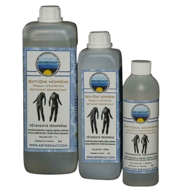 Désinfectant Abyssnaut Septineo pour les combinaisons néoprène Désinfectant Abyssnaut Septineo pour les combinaisons néoprène