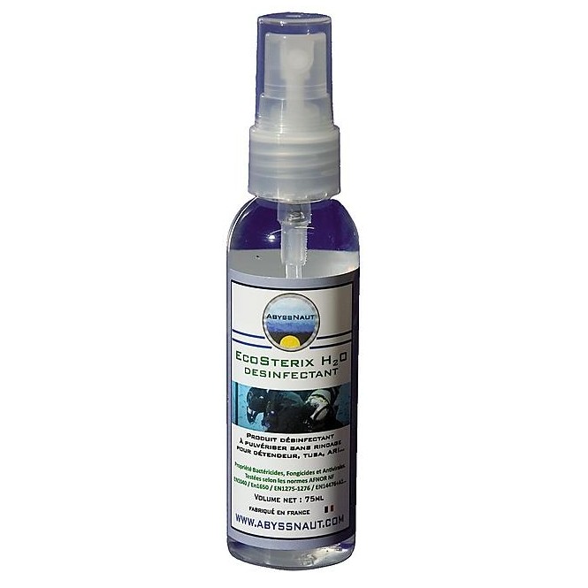 Désinfectant détendeur abyssnaut par pulvérisation sans rinçage Désinfectant détendeur abyssnaut par pulvérisation sans rinçage