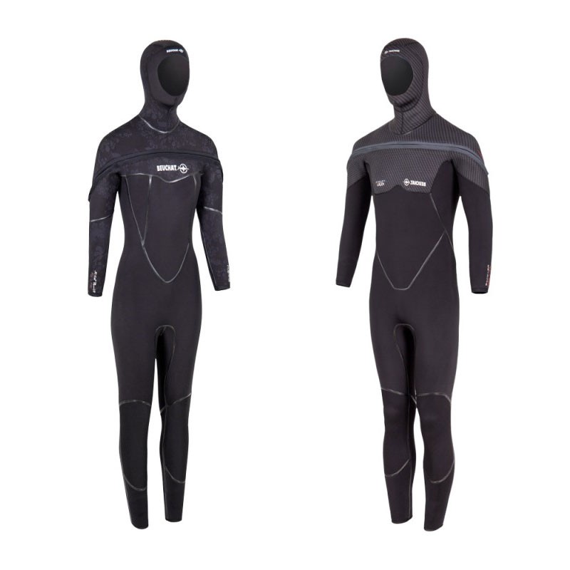 MED C-ZIP Monopièce 8/7 mm Beuchat - Combinaison de plongée Homme