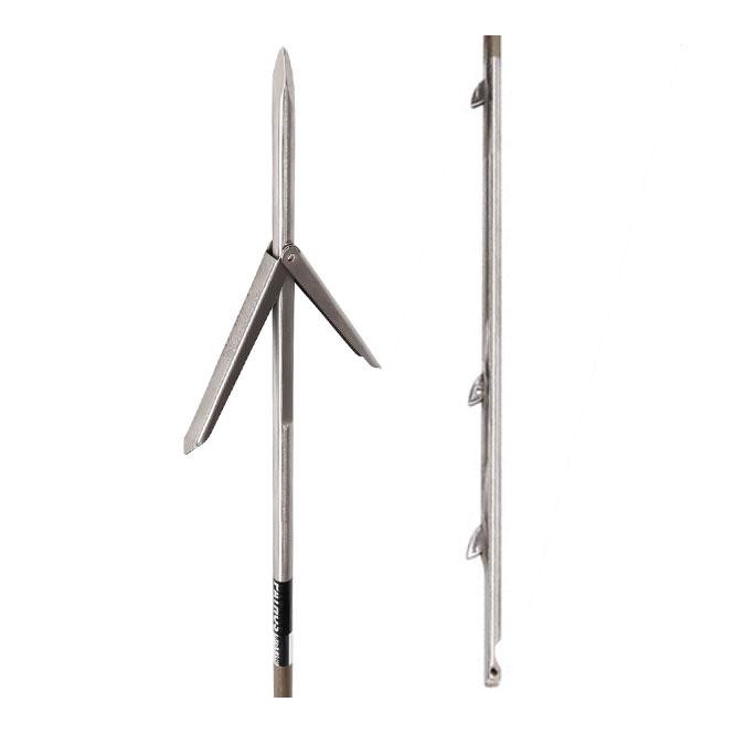 Flèche à ergots Pathos Ø 7 mm double ardillons Flèche à ergots Pathos Ø 7 mm double ardillons