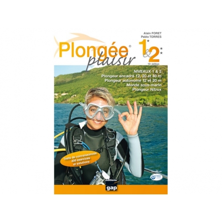 Livre Plongée plaisir niveau 1 et 2