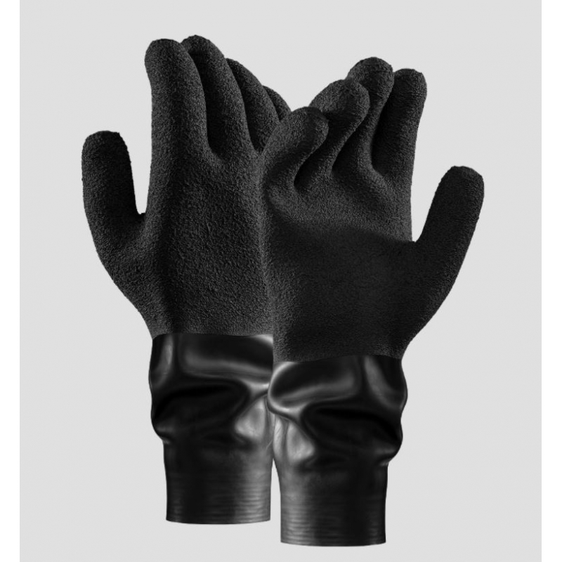 Imperméable Gants Latex Entièrement Recouvert Super Grip Travail Nylon  Ligne UCI