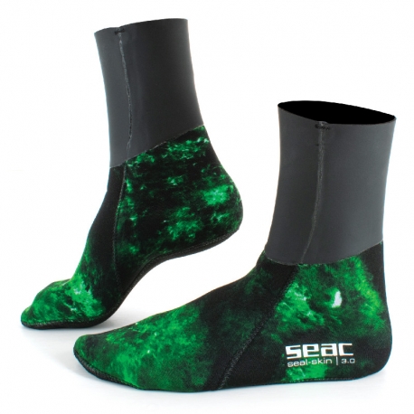 Chaussons Seac Seal Skin Camo Green 3mm