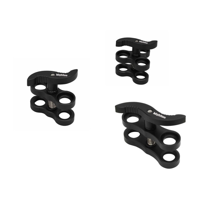 Clip Big blue pour fixation de rotules lampe et bras de caissons sous-marin Clip Big blue pour fixation de rotules lampe et bras de caissons sous-marin