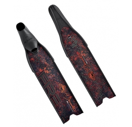 Palmes en carbone Dessault Fire Camo