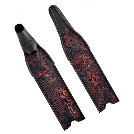 Palmes en carbone Dessault Fire Camo