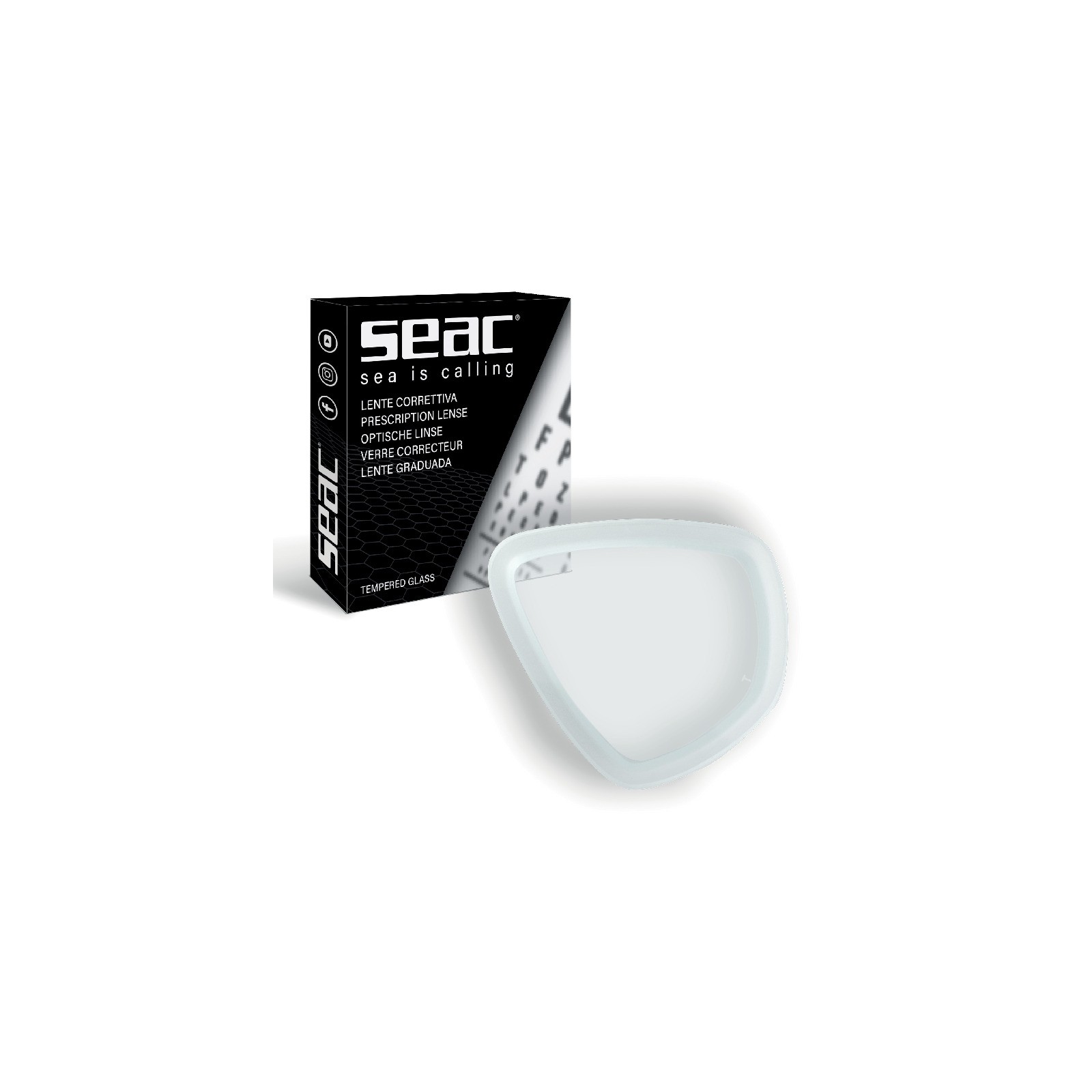 Verres Correcteurs Seac Extreme - Pour Masque Plongée - Verre Trempé Fabriqué Italie