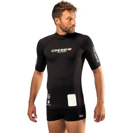 Rash guard Cressi Dive center H/F Manche courte