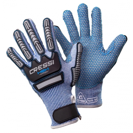 Gants Cressi Hex Blue