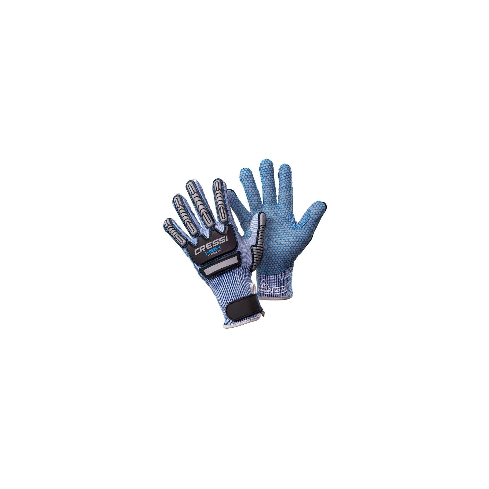 Cressi Hex Grip Gants De Plongée 5 Doigts - Matériau Haute Résistance, Mixte