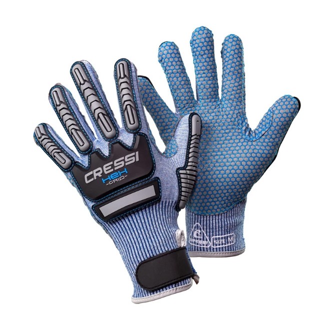 Gants Cressi Hex Blue Gants Cressi Hex Blue