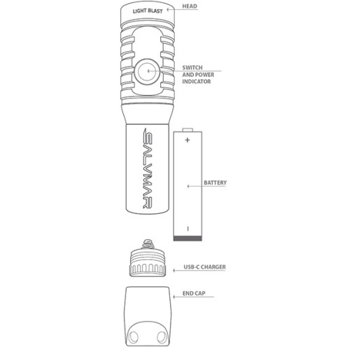 Lampe étanche Salvimar Light Blast