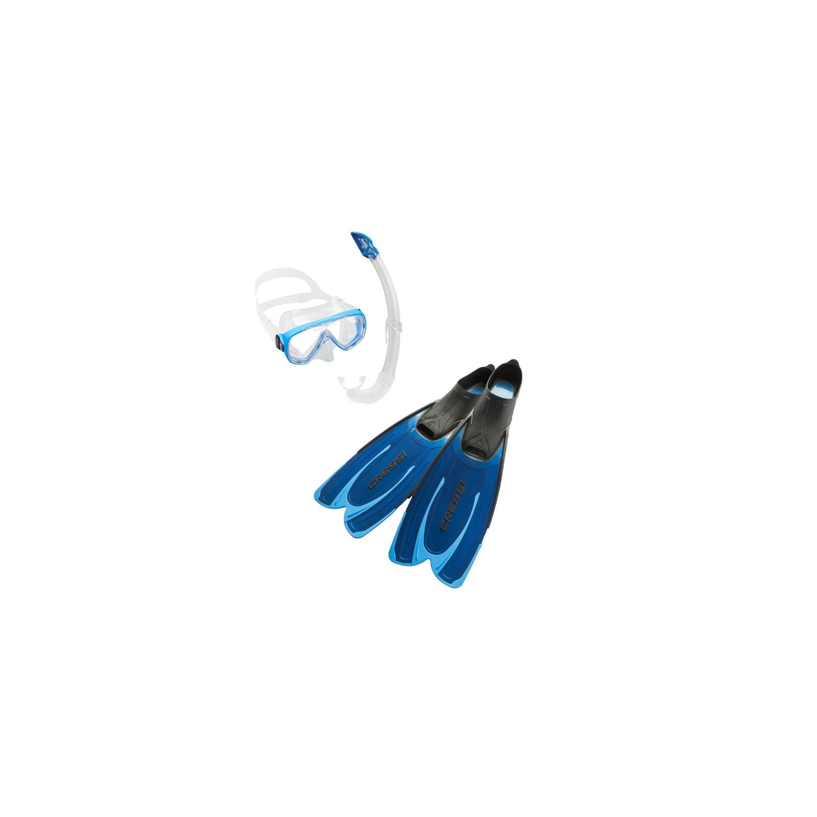 Kit Masque Et Tuba Cressi Ondina VIP Junior - Rose - Pour Enfants Et Femmes, Plongée, Snorkeling
