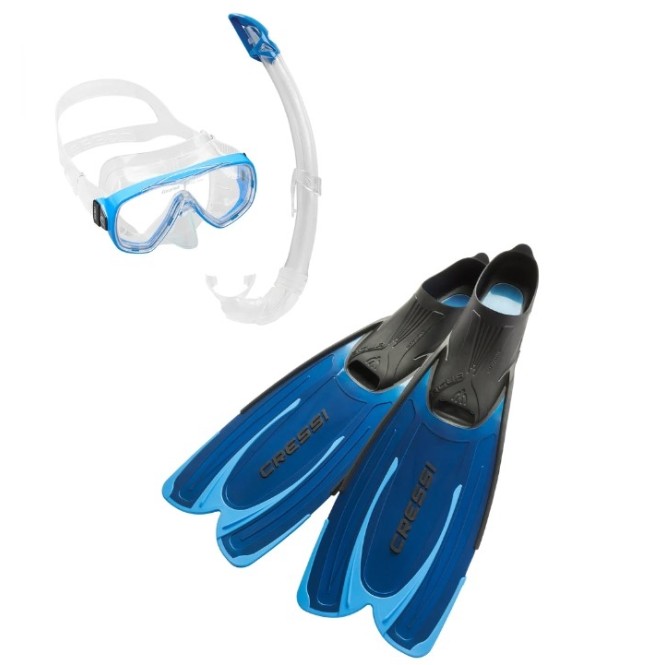 Set de tuba Cressi Agua Set de tuba Cressi Agua