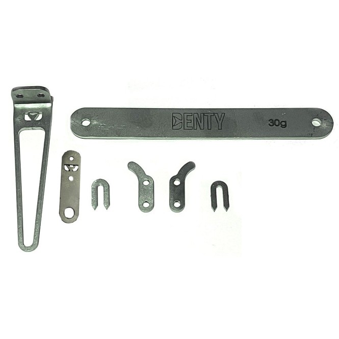 Kit accessoires inox pour fusil bois Denty Spearfishing Kit accessoires inox pour fusil bois Denty Spearfishing