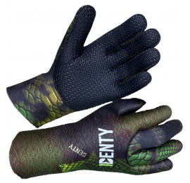 Gants Denty Spearfishing Anaconda Vert 3mm