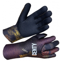 Gants Denty Spearfishing Anaconda Marron Or 3mm