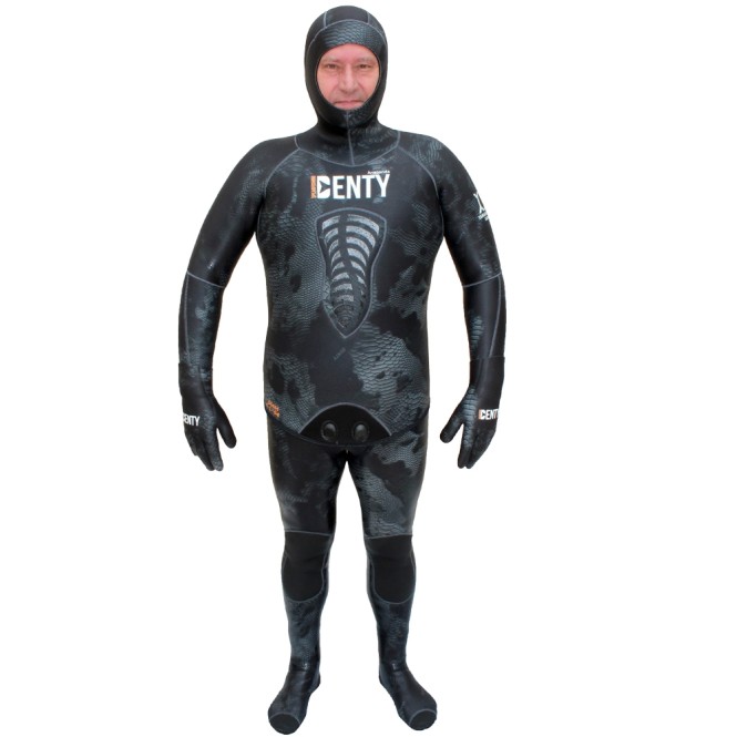 Combinaison Denty Spearfishing Anaconda Gris 3mm Combinaison Denty Spearfishing Anaconda Gris 3mm