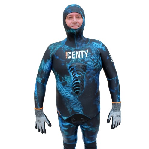 Combinaison Denty Spearfishing Anaconda Bleu 3mm