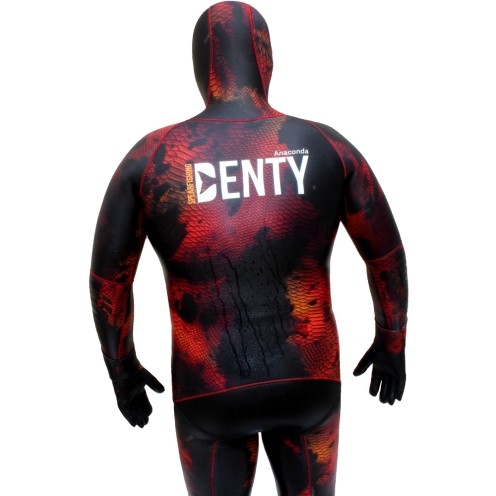 Combinaison Denty Spearfishing Anaconda Rouge 5mm