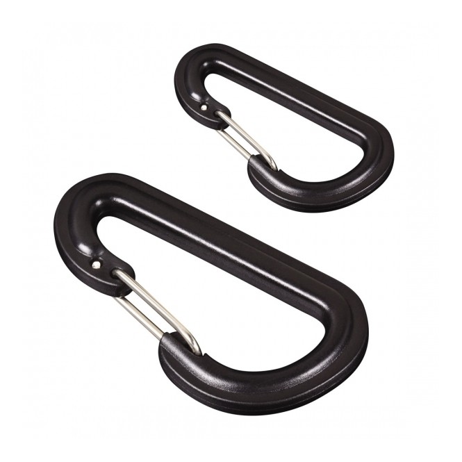 Lot de 2 Mousquetons Omer avec fermeture en inox Lot de 2 Mousquetons Omer avec fermeture en inox