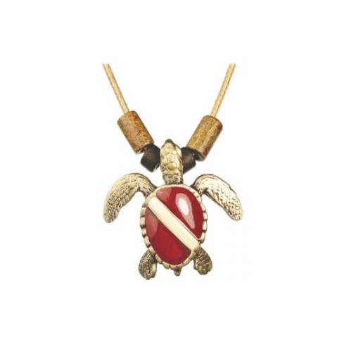 Collier Bronze – Dive Turtle