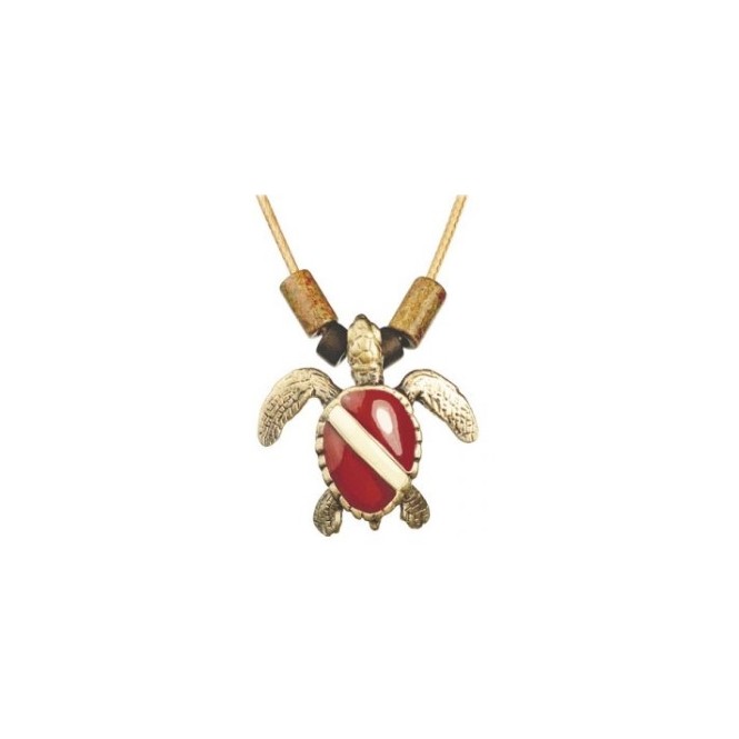 Collier Bronze – Dive Turtle