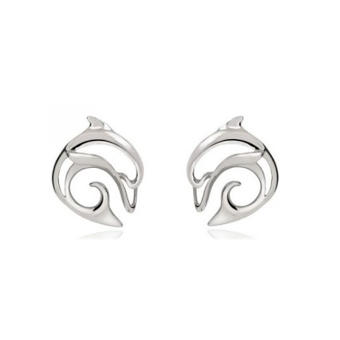 Boucles d'oreilles en Argent - Dolphin