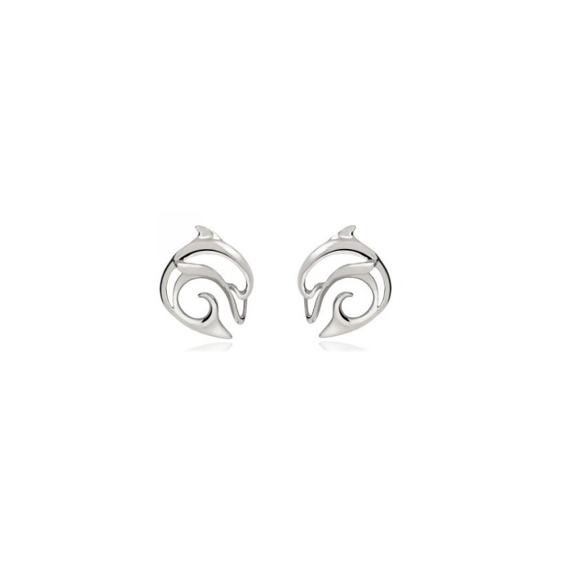 Boucles d'oreilles en Argent - Dolphin