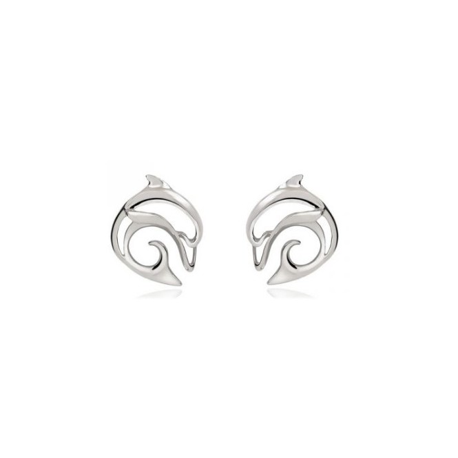 Boucles d'oreilles en Argent - Dolphin