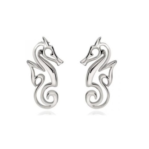 Boucles d'oreilles en Argent - Polo Sea Horse