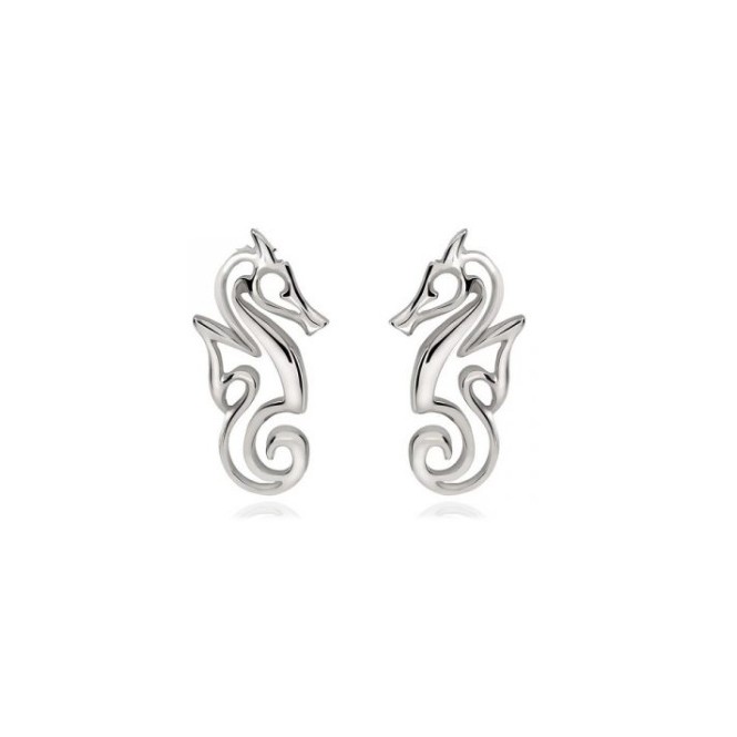 Boucles d'oreilles en Argent - Polo Sea Horse