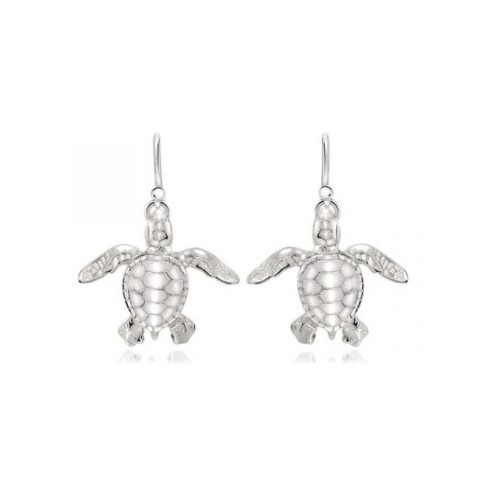 Boucles d'oreilles en Argent - Hatchling Turtle