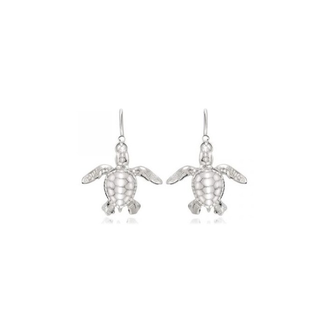 Boucles d'oreilles en Argent - Hatchling Turtle