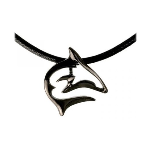 Collier Hematite – "Frenzy" Shark
