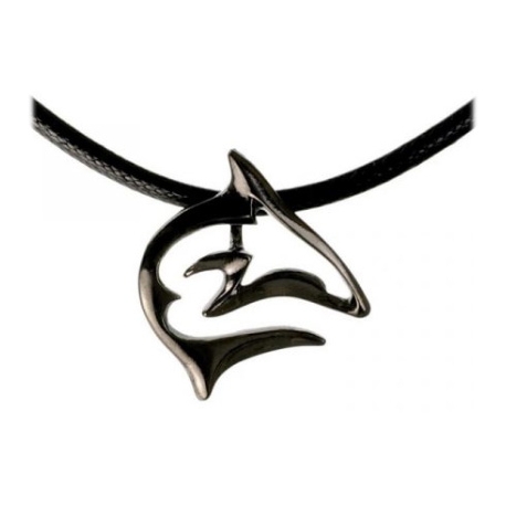 Collier Hematite – "Frenzy" Shark